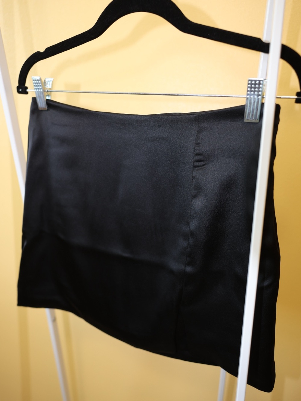 Target Black Satin Mini Skirt